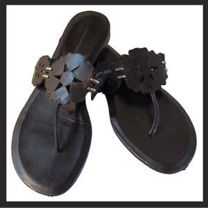 Vera Wang Lavender Leather Sandals